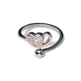 Taraash 925 Sterling Silver Heart Finger Ring For Women - Taraash