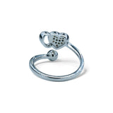 Taraash 925 Sterling Silver Heart Finger Ring For Women - Taraash