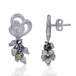 Load image into Gallery viewer, Taraash 925 Sterling Silver Heart Floral Jhumki For Women - Taraash
