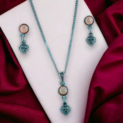 Taraash 925 Sterling Silver Heart Jewellery Set For Women - Taraash