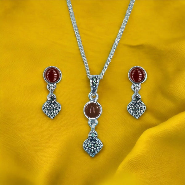 Taraash 925 Sterling Silver Heart Jewellery Set For Women - Taraash