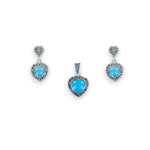 Load image into Gallery viewer, Taraash 925 Sterling Silver Heart Jewellery Set For Women - Taraash