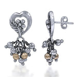 Load image into Gallery viewer, Taraash 925 Sterling Silver Heart Jhumki Earrings For Women - Taraash
