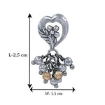 Load image into Gallery viewer, Taraash 925 Sterling Silver Heart Jhumki Earrings For Women - Taraash
