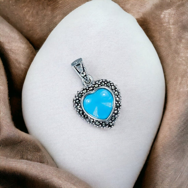 Taraash 925 Sterling Silver Heart Pendant For Women - Taraash