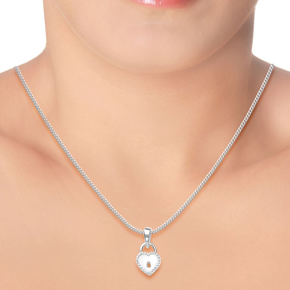 Taraash 925 Sterling Silver Heart Pendant For Women COMBO PD 70 - Taraash