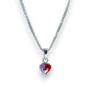 Taraash 925 Sterling Silver Heart Pendant Set For Kids - Taraash