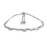 Taraash 925 Sterling Silver Heart Shape Bracelet For Women - Taraash