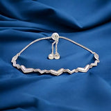 Taraash 925 Sterling Silver Heart Shape Bracelet For Women - Taraash