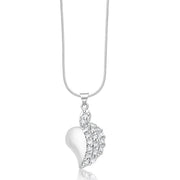 Taraash 925 Sterling Silver Heart Shape Combo Pendant With Chain For Women COMBO PDCH 159 - Taraash