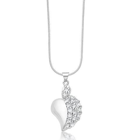 Taraash 925 Sterling Silver Heart Shape Combo Pendant With Chain For Women COMBO PDCH 159 - Taraash