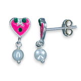 Taraash 925 Sterling Silver Heart Shape Earring For kids - Taraash