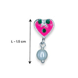 Taraash 925 Sterling Silver Heart Shape Earring For kids - Taraash