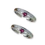 Load image into Gallery viewer, Taraash 925 Sterling Silver Heart Toe Ring For Women - Taraash