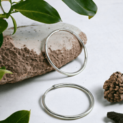 Taraash 925 Sterling Silver Hoop Earring For Women Silver-H42035M - Taraash