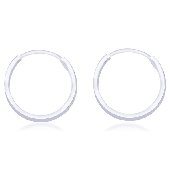 Taraash 925 Sterling Silver Hoop Earrings For Women H41116M - Taraash