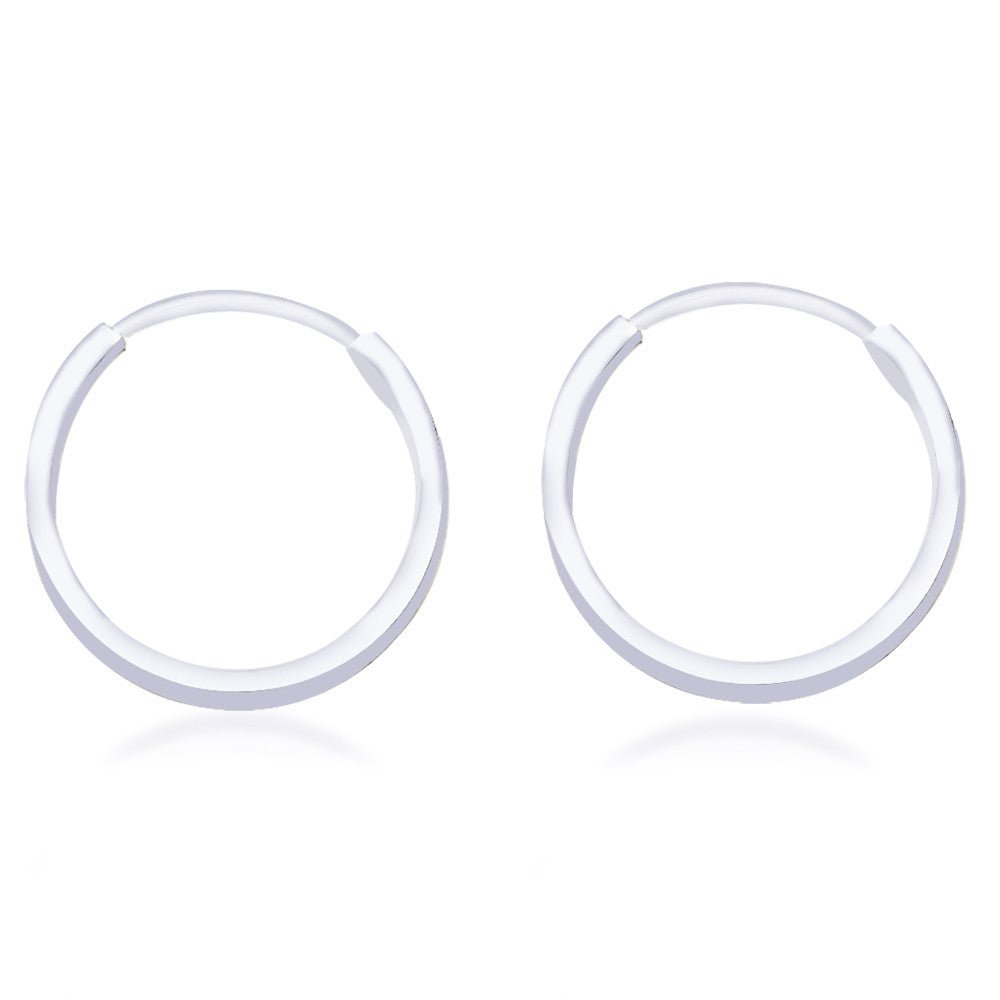 Taraash 925 Sterling Silver Hoop Earrings For Women H41116M - Taraash