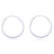 Taraash 925 Sterling Silver Hoop Earrings For Women H41116M - Taraash