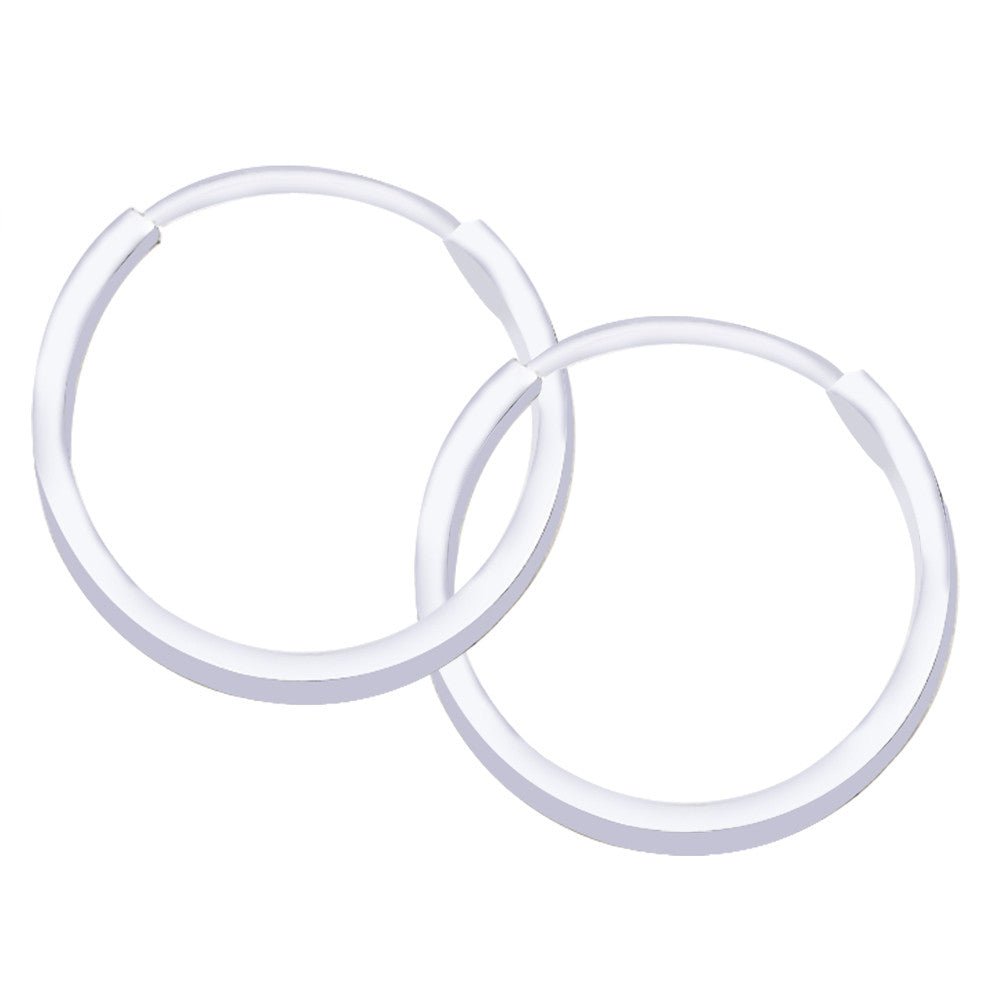 Taraash 925 Sterling Silver Hoop Earrings For Women H41116M - Taraash