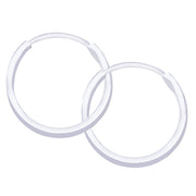 Taraash 925 Sterling Silver Hoop Earrings For Women H41116M - Taraash