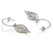 Taraash 925 Sterling Silver Hoop Style Gold Plated Earrings For Women ERM001 - Taraash
