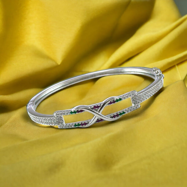 Taraash 925 Sterling Silver Infinity Bangle For Women - Taraash
