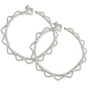 Taraash 925 Sterling Silver Layered Chain Anklets For Women - Taraash
