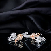 Taraash 925 Sterling Silver Leaf CZ Toe Ring For Women - Taraash