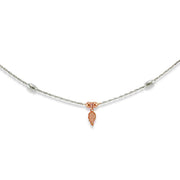 Taraash 925 Sterling Silver Leaf Feather Charm Anklet For Women - Taraash