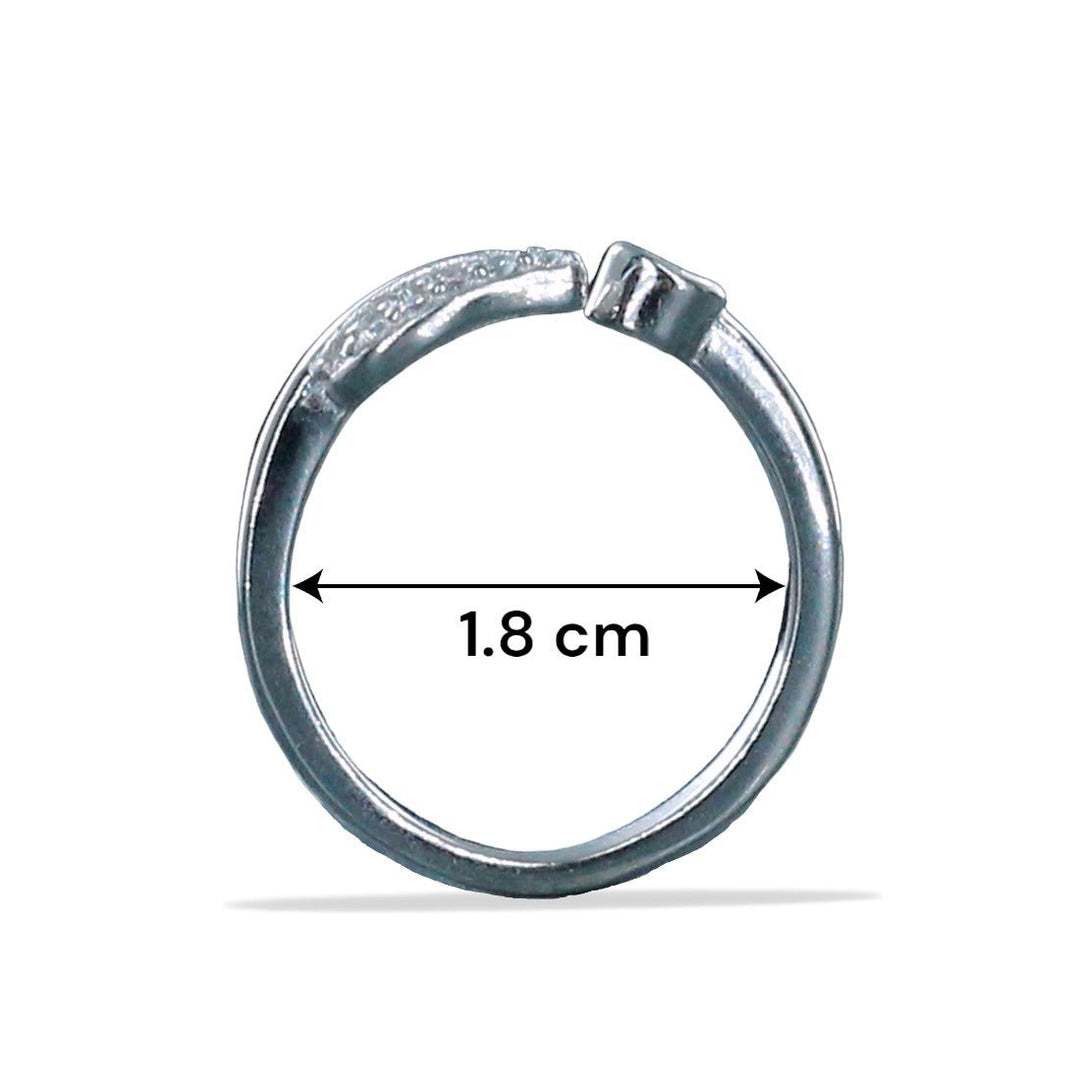 Taraash 925 Sterling Silver Leaf Toe Ring For Women - Taraash
