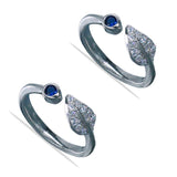 Taraash 925 Sterling Silver Leaf Toe Ring For Women - Taraash