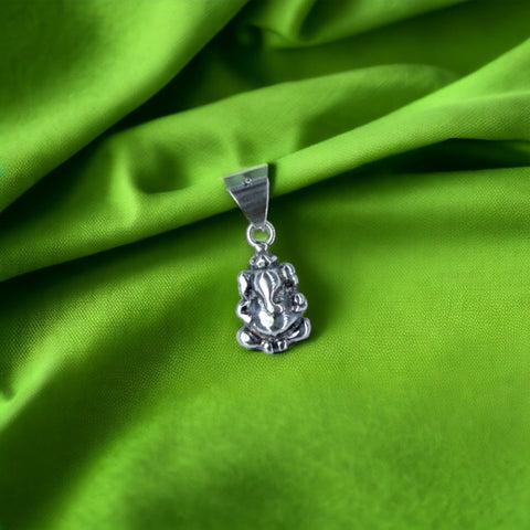 Taraash 925 Sterling Silver Lord Ganesha Pendant For Babies - Taraash