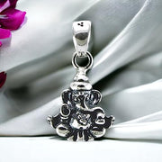 Taraash 925 Sterling Silver Lord Ganesha Pendant For Kids - Taraash