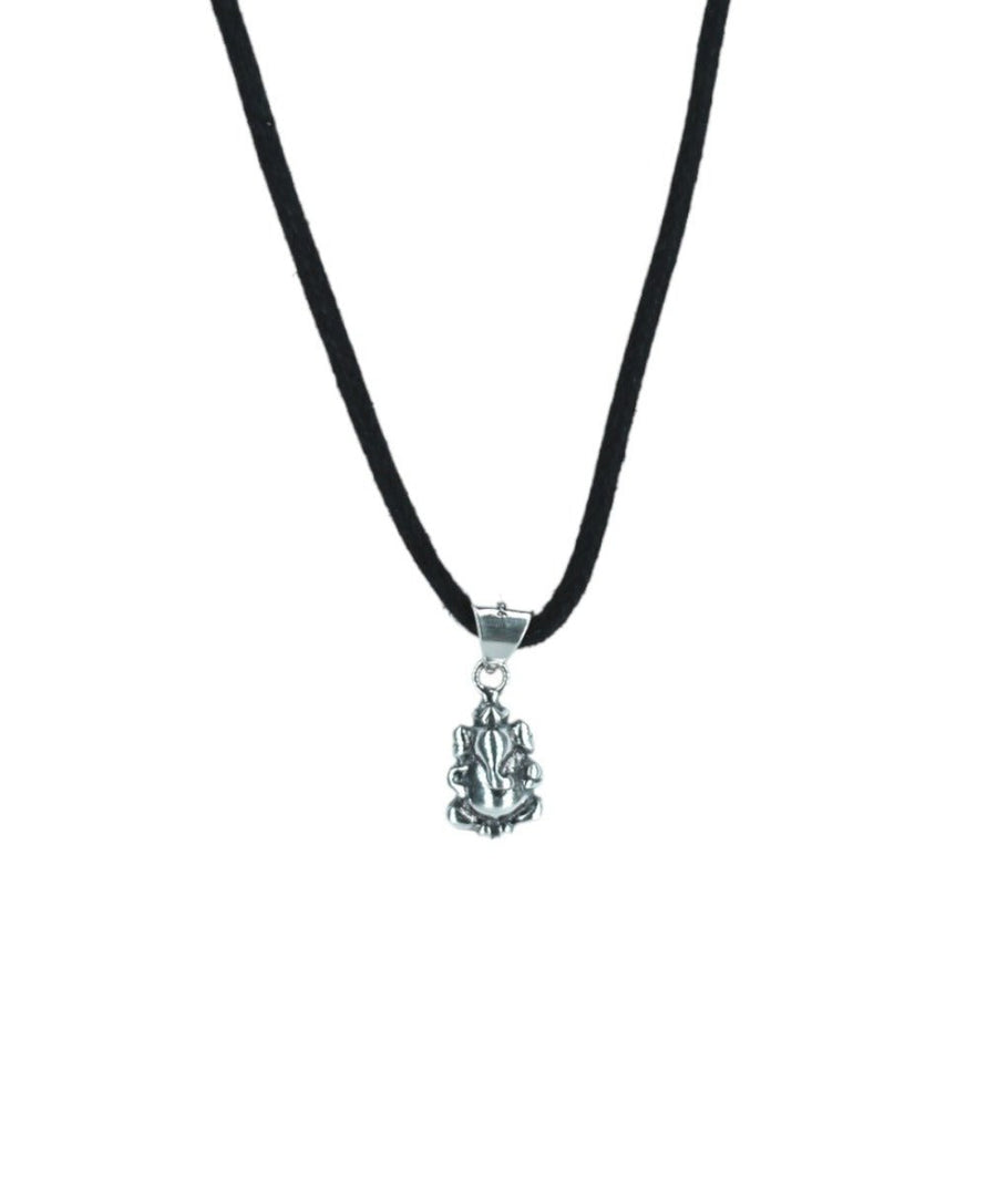 Taraash 925 Sterling Silver Lord Ganesha Pendant Set For Babies - Taraash