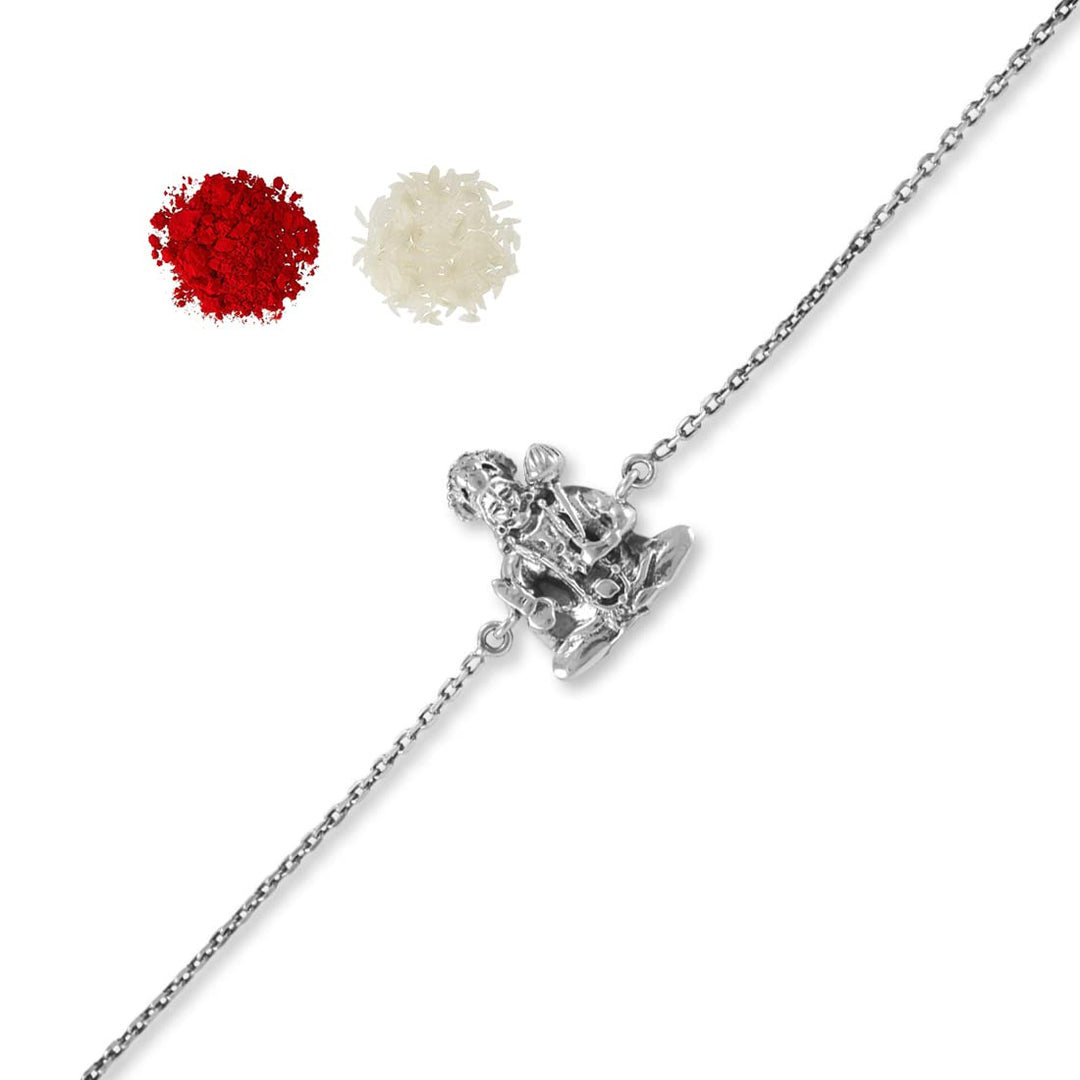 Taraash hanuman rakhi brother silver