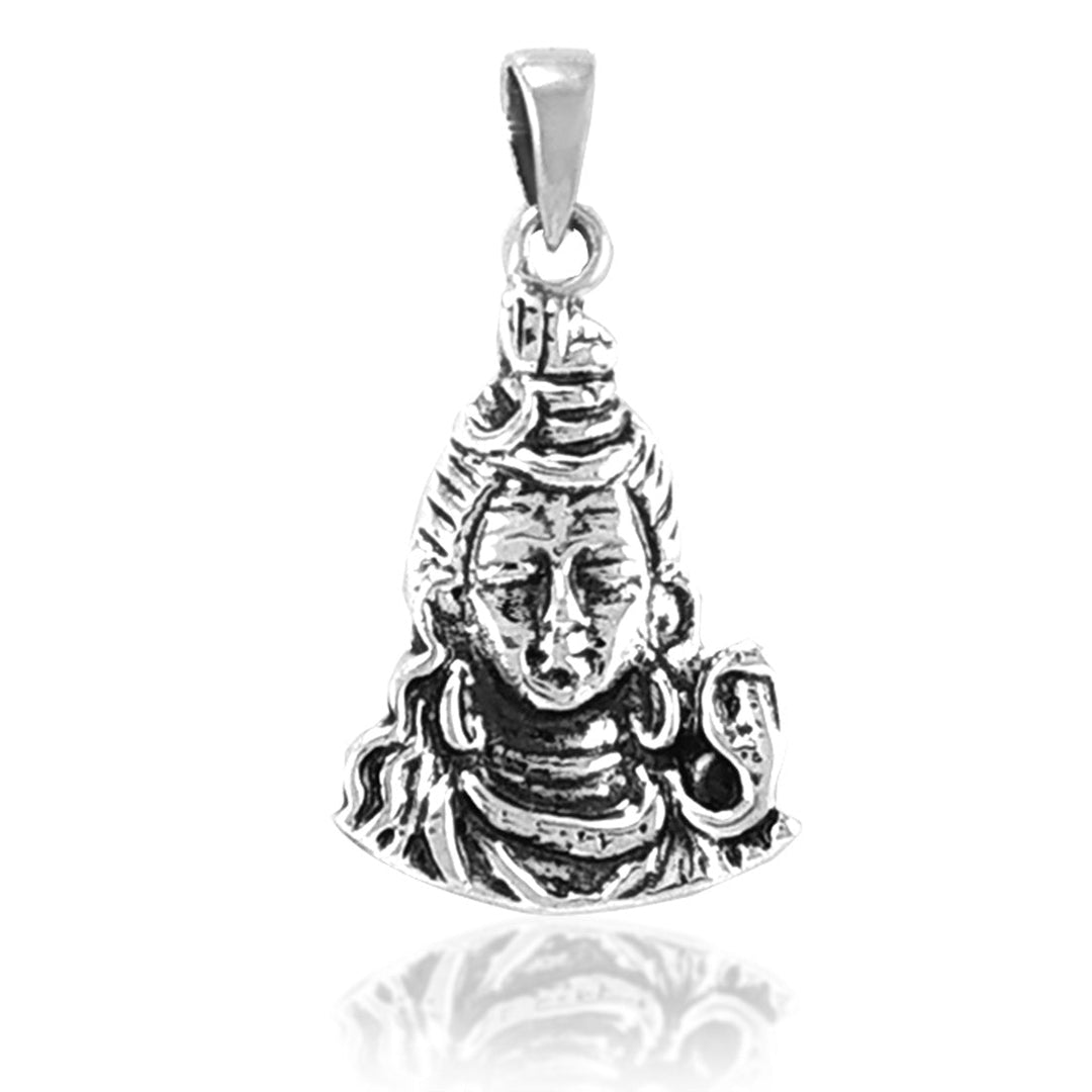 Taraash 925 Sterling Silver Lord Shiva Divine Pendant for Men - Taraash