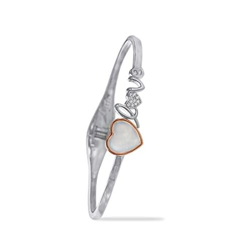 Taraash 925 Sterling Silver Love Bangle For Women - Taraash