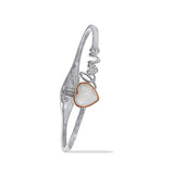Taraash 925 Sterling Silver Love Bangle For Women - Taraash