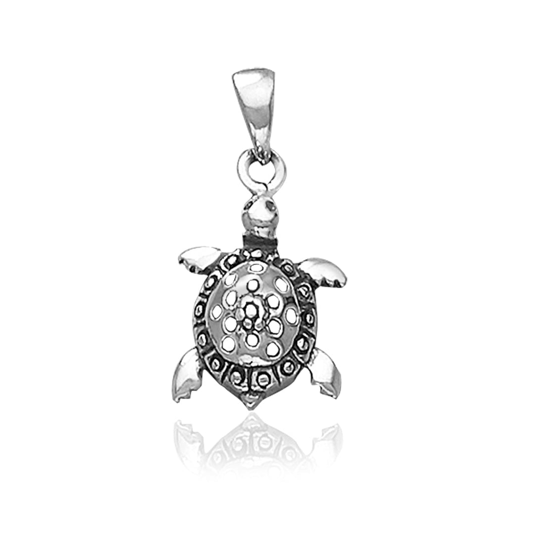 Taraash 925 Sterling Silver Lovely Turtle Combo Pendant With Chain For Women COMBO PDCH 178 - Taraash