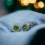 Load image into Gallery viewer, Taraash 925 Sterling Silver Mehandi Cz Stud Earring For Women - Taraash
