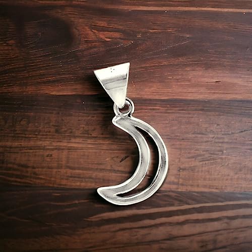 Taraash 925 Sterling Silver Moon Pendant For Kids - Taraash