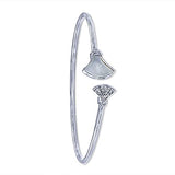 Taraash 925 Sterling Silver Mother Of Pearl Bangle For Women - Taraash