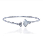 Load image into Gallery viewer, Taraash 925 Sterling Silver Mother Of Pearl Bangle For Women - Taraash