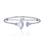 Taraash 925 Sterling Silver Mother Of Pearl Bangle For Women - Taraash
