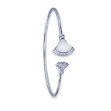 Taraash 925 Sterling Silver Mother Of Pearl Bangle For Women - Taraash
