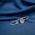 Load image into Gallery viewer, Taraash 925 Sterling Silver Mother Of Pearl Round Shape Bangle For Women - Taraash