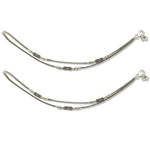 Load image into Gallery viewer, Taraash 925 Sterling Silver Multichain based beaded anklets for women - Taraash
