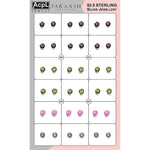 Load image into Gallery viewer, Taraash 925 Sterling Silver Multicolor Cz Earrings CBER226 - 2 (Set of 18) - Taraash
