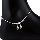 Taraash 925 Sterling Silver Music Lover Anklet / Payal For Women - Taraash
