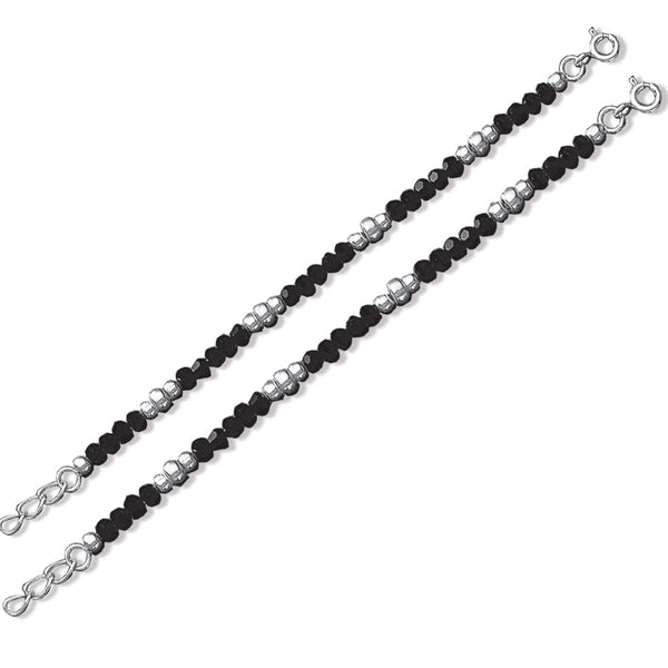 Taraash 925 Sterling Silver Nazariya Bracelet For New Born Baby Set of Two BR1844S-1 - Taraash